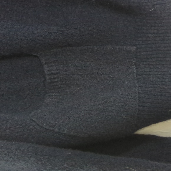 Loft fuzzy pocket cardigan XL Navy - Picture 4 of 10